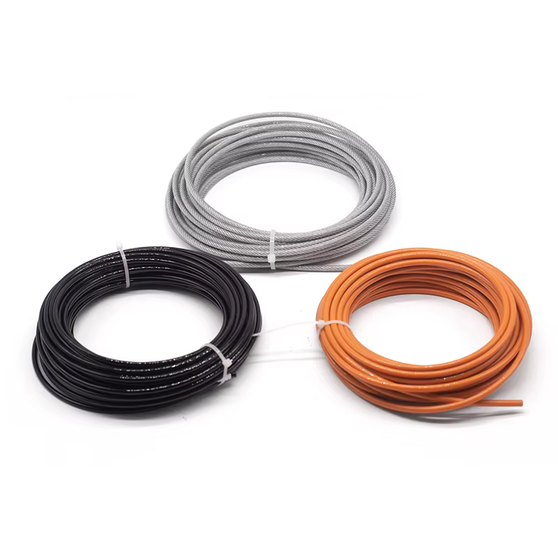 Nylon coated gym cable